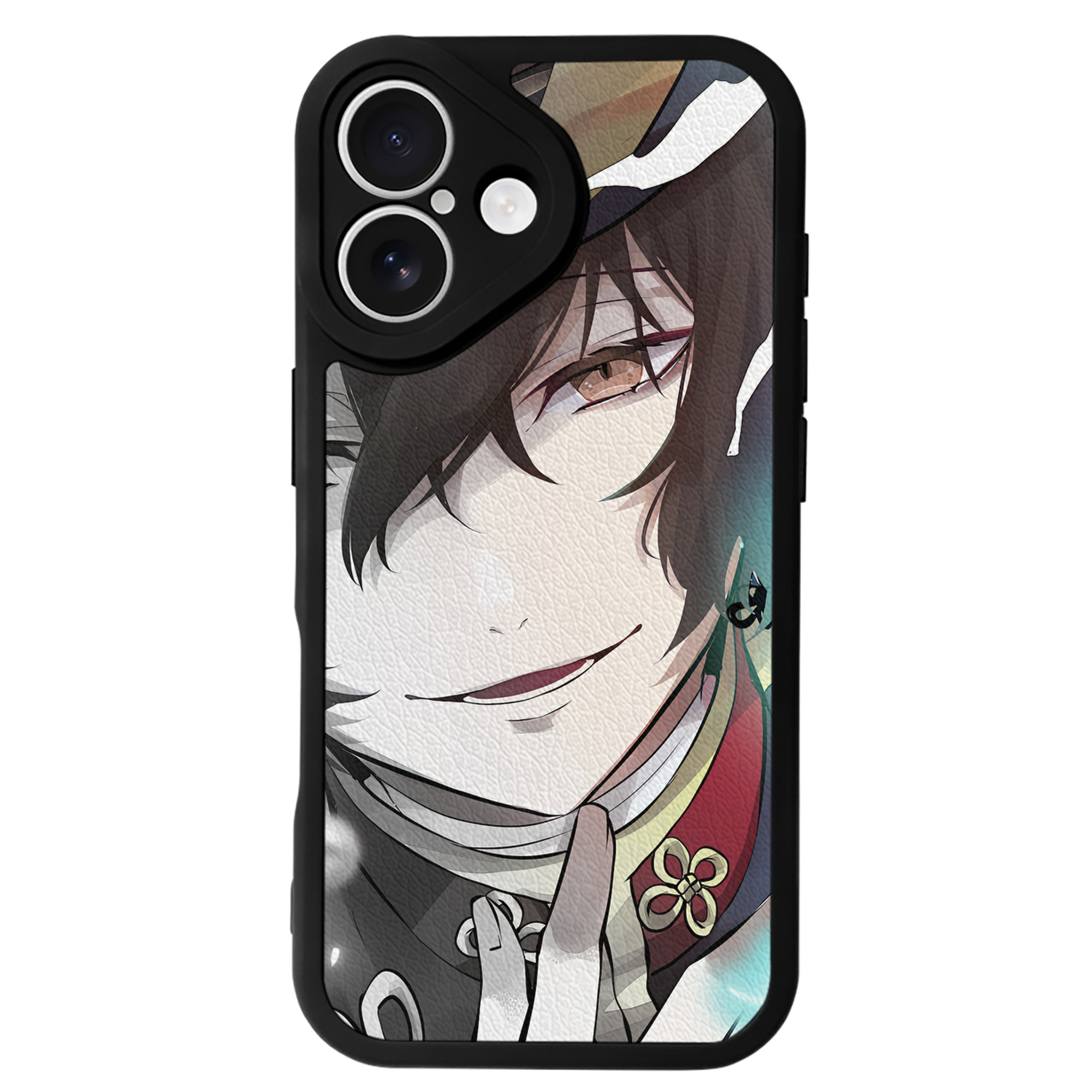 （画像用） 文豪ストレイドッグス Bungo Stray Dogs 【iPhone 16シリーズ対応】シリコンスマホケース（レザー調） 材質：シリコン